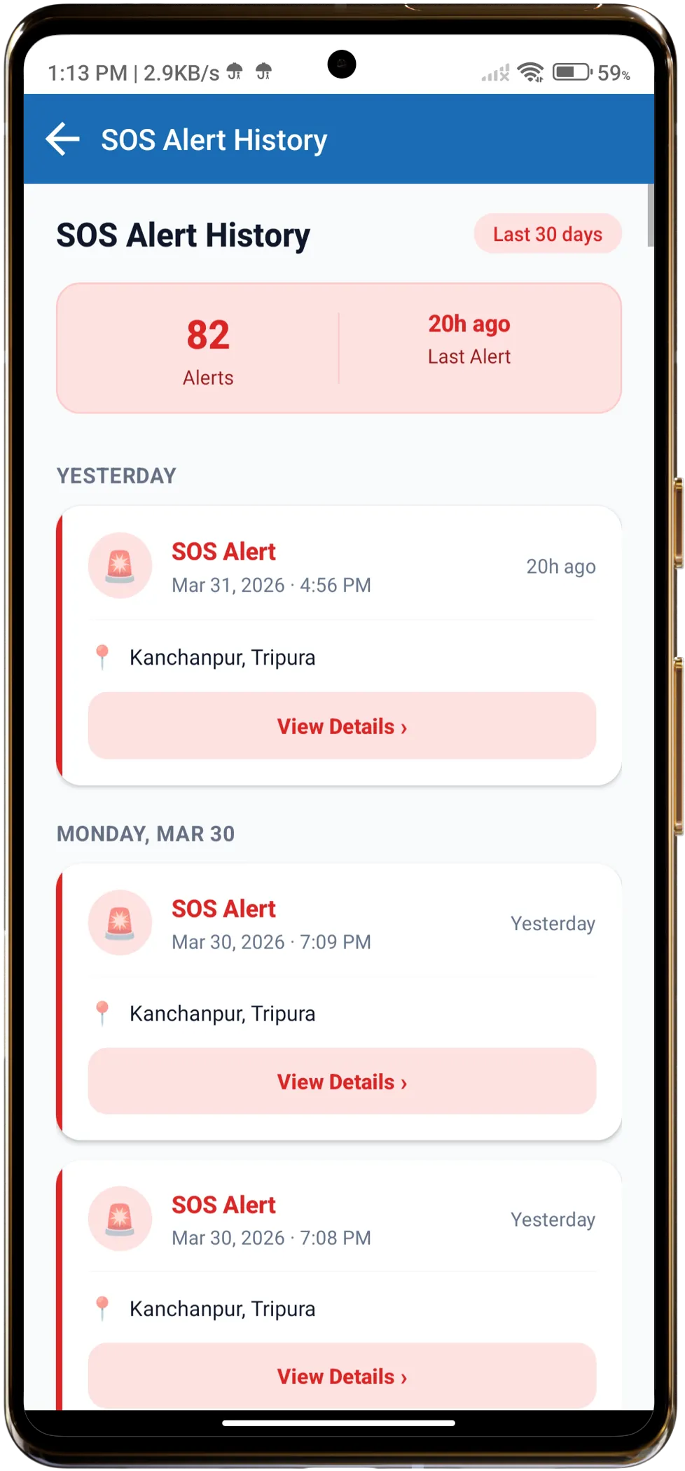 Emergency SOS